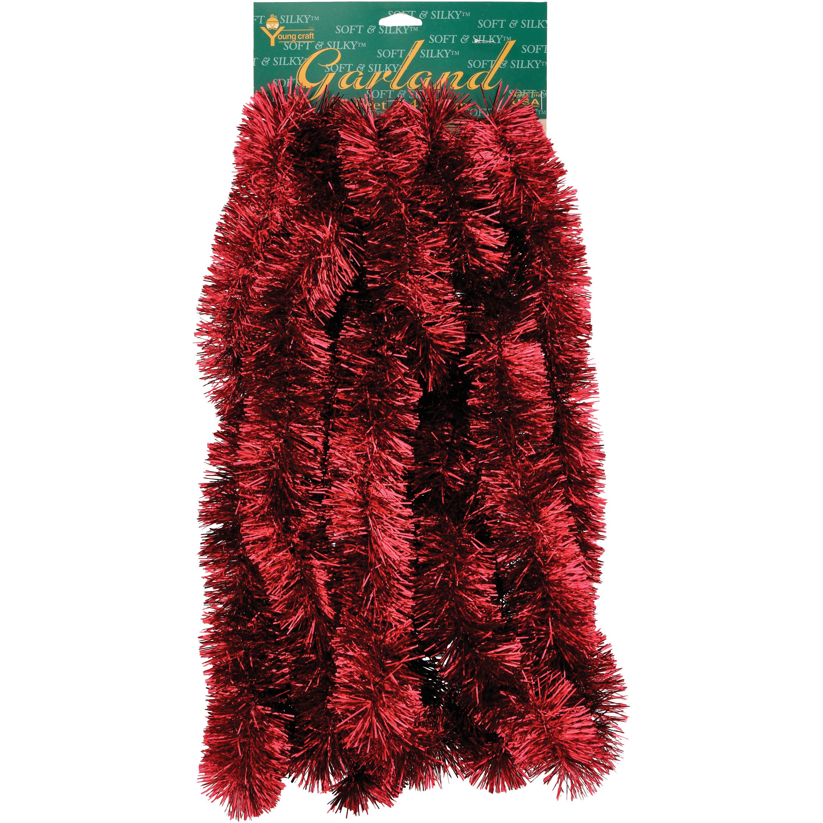 FC Young Tinsel Garland - Red - Shop Seasonal Decor at H-E-B