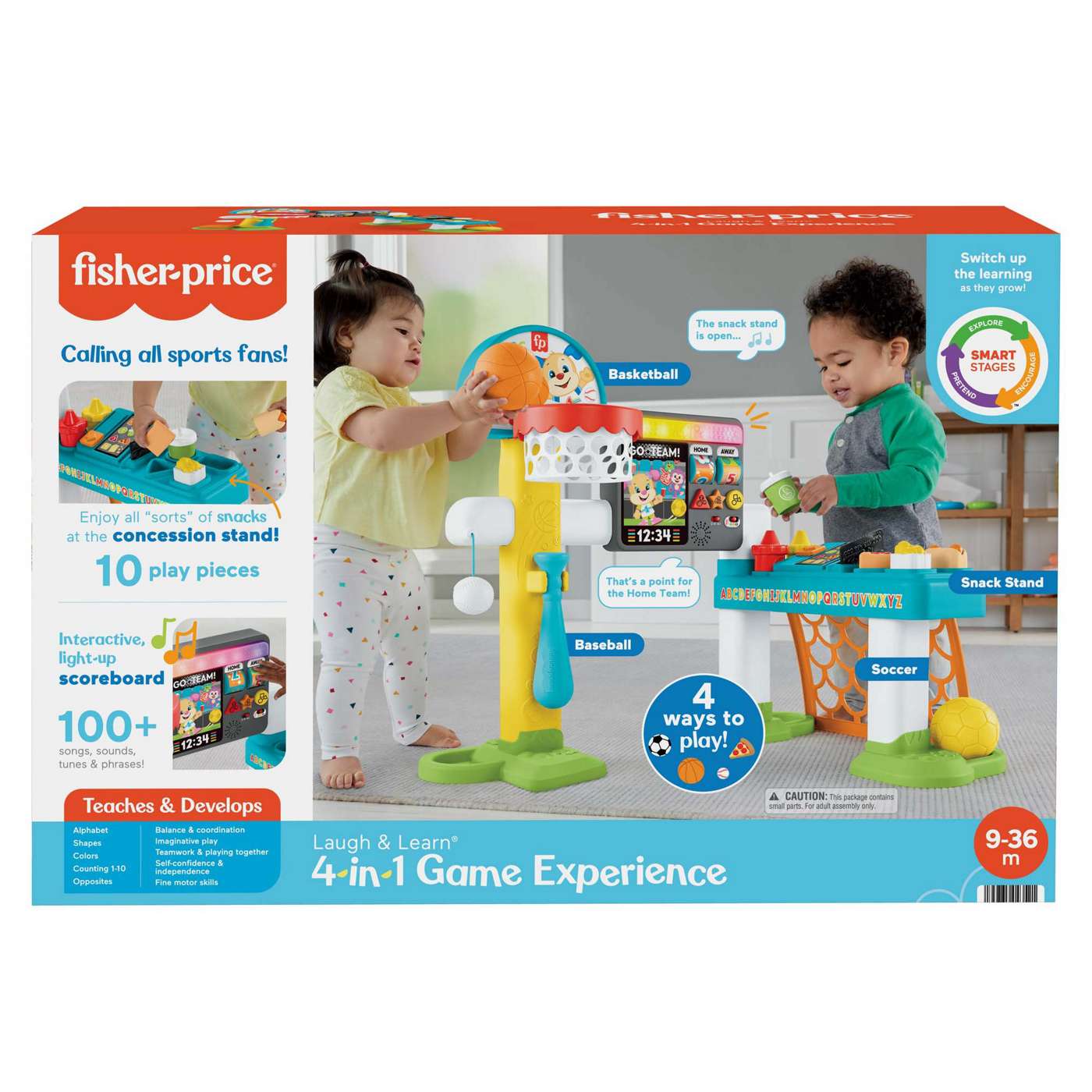 Fisher-Price Laugh & Learn 4-in-1 Game Experience Playset; image 2 of 2