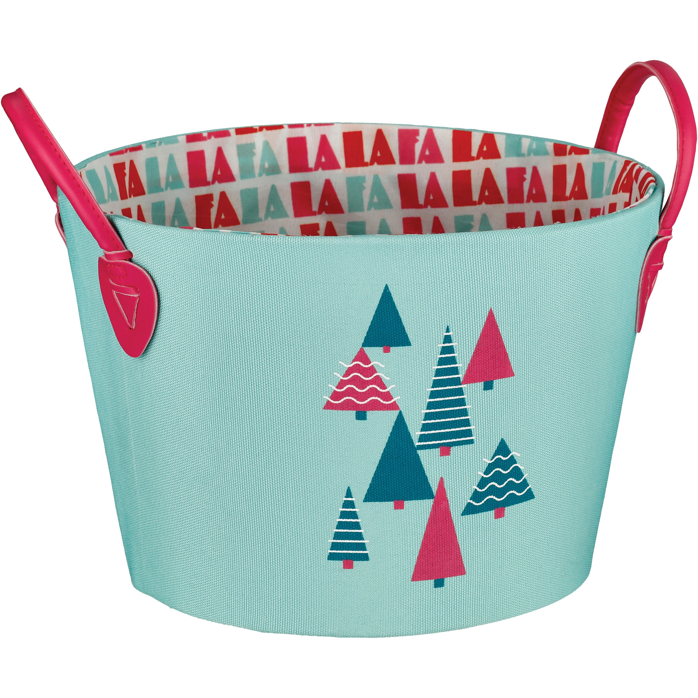 Destination Holiday Christmas Trees Round Storage Bin Shop Storage