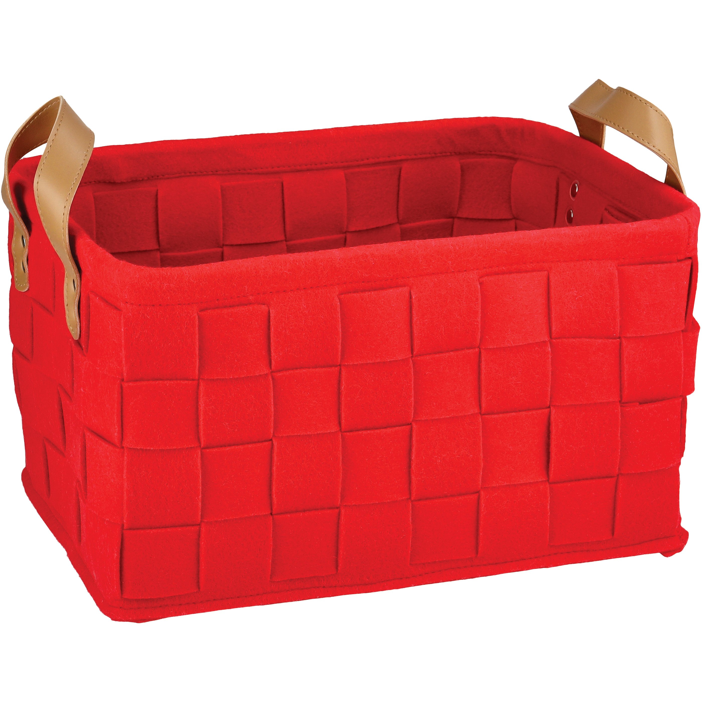 Destination Holiday Felt Storage Tote Red Shop Storage bins at HEB