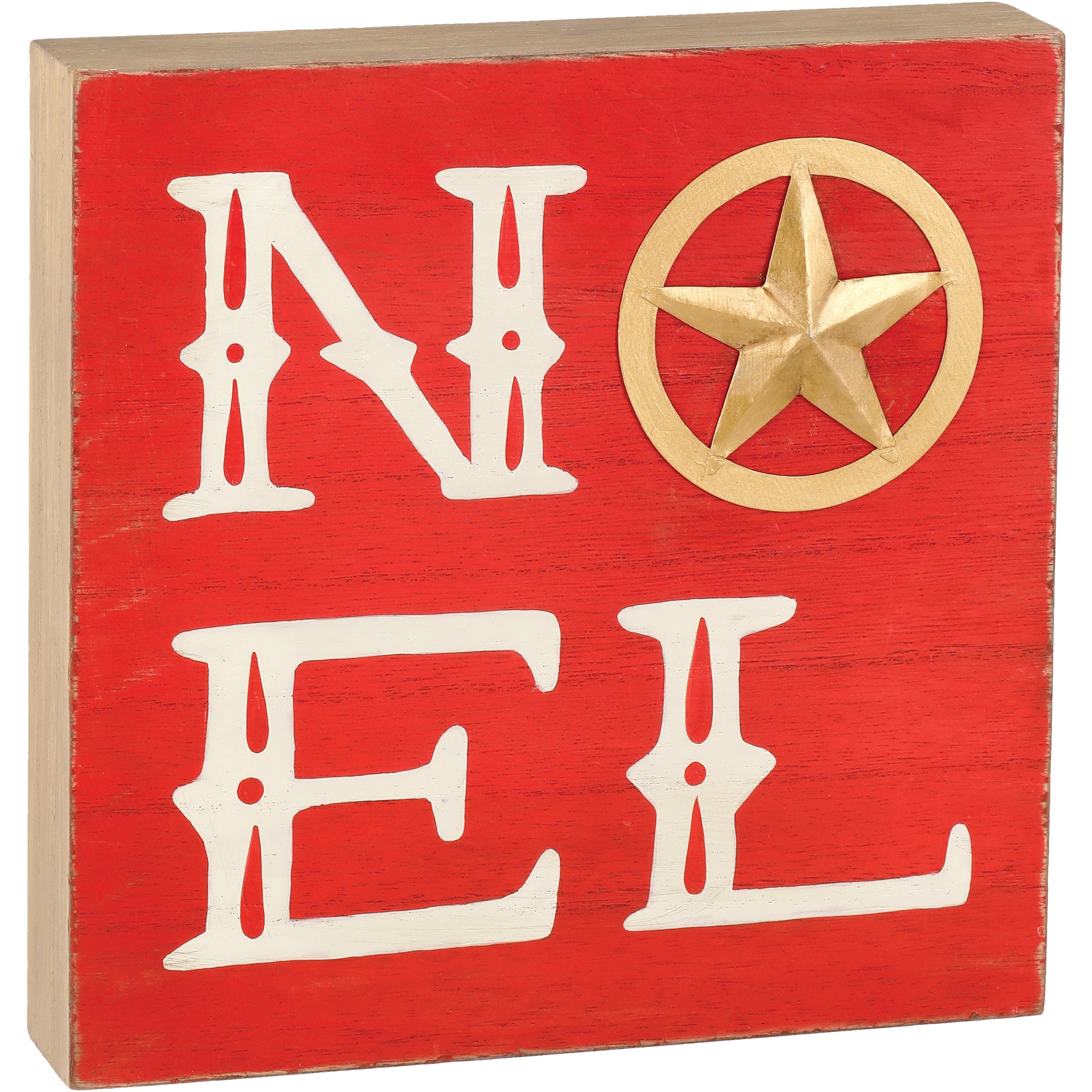 Destination Holiday NOEL Wooden Tabletop Decor Shop Seasonal Decor at