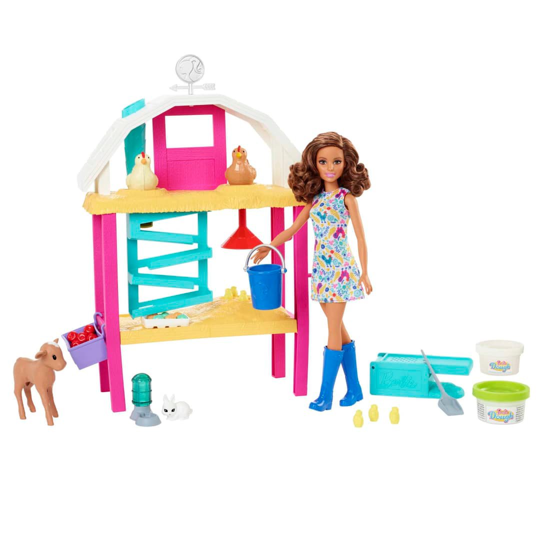 Barbie Hatch & Gather Egg Farm Playset Shop Playsets at HEB
