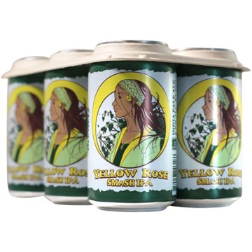 Lone Pint Brewery Yellow Rose Smash IPA Craft Beer 6 pk Cans, 12 oz