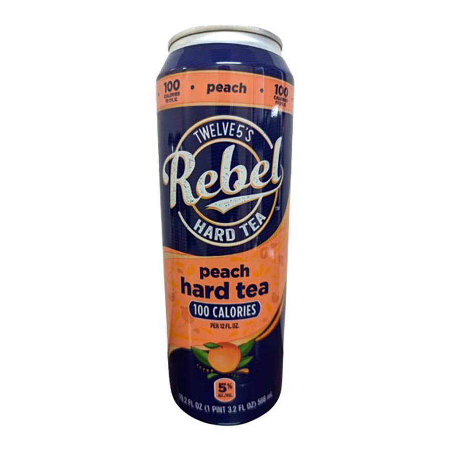 Twelve5s Rebel Peach Hard Tea Shop Malt beverages & coolers at HEB