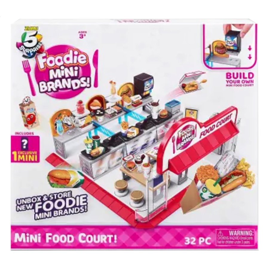 Zuru 5 Surprise Mini Brands Foodie Mini Food Court - Shop Playsets