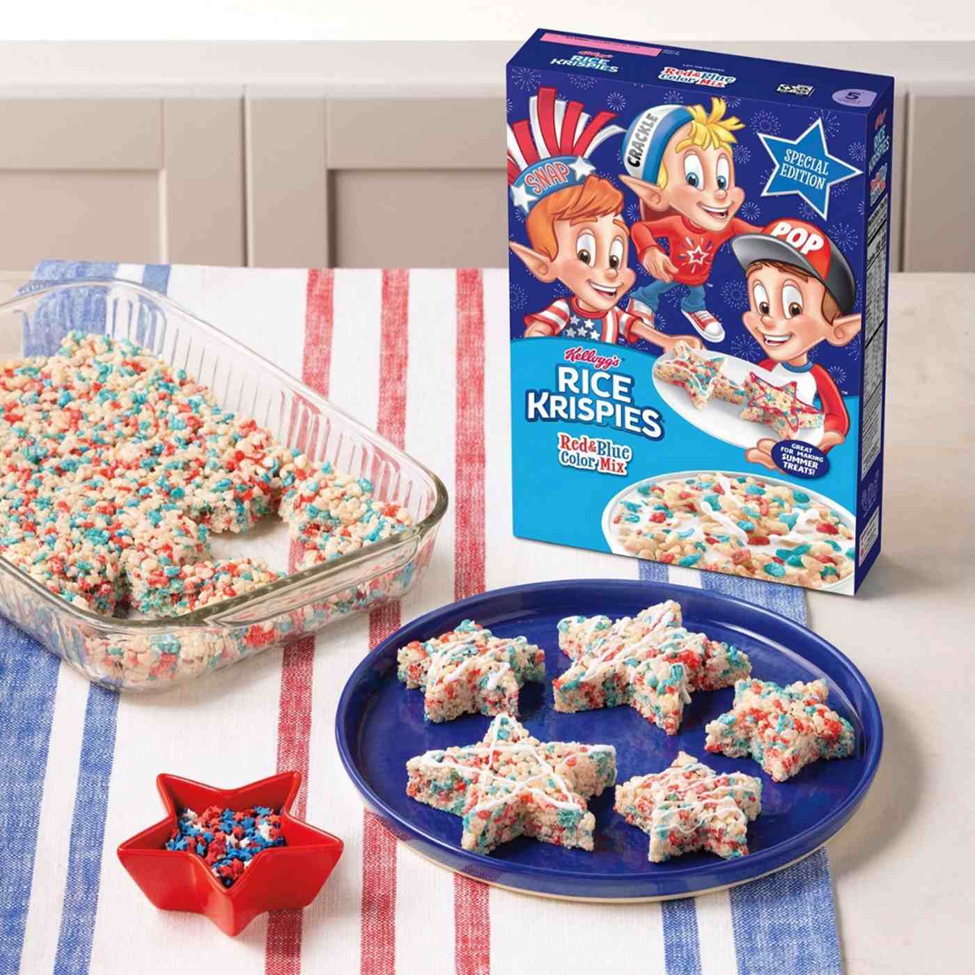 Kellogg's Rice Krispies Red & Blue Cereal; image 4 of 5