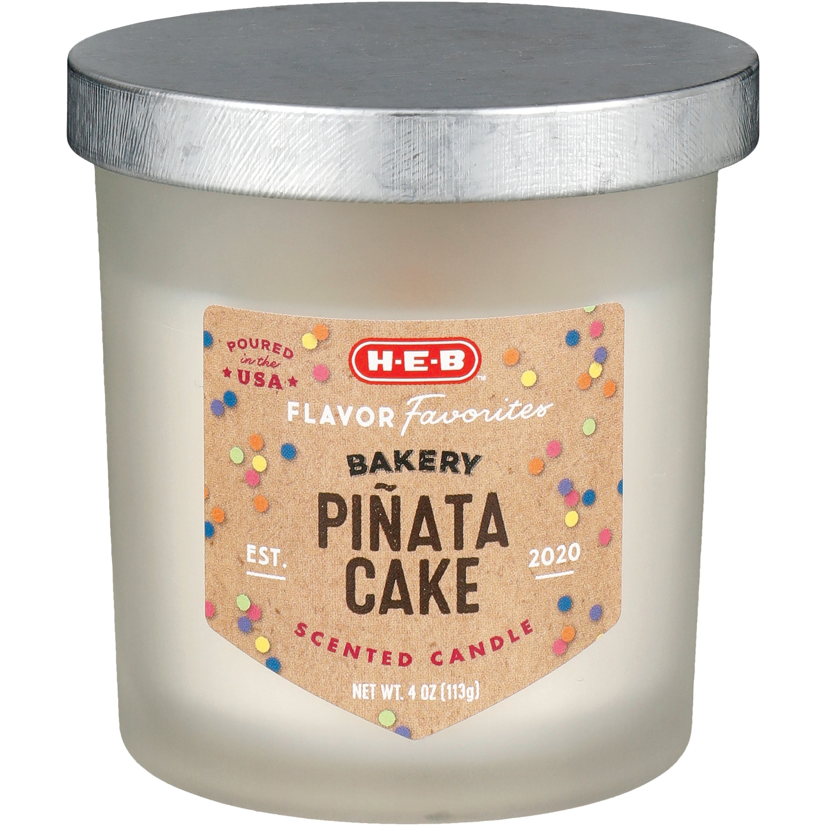 HEB Flavor Favorites Bakery Pinata Cake Scented Candle Shop Candles