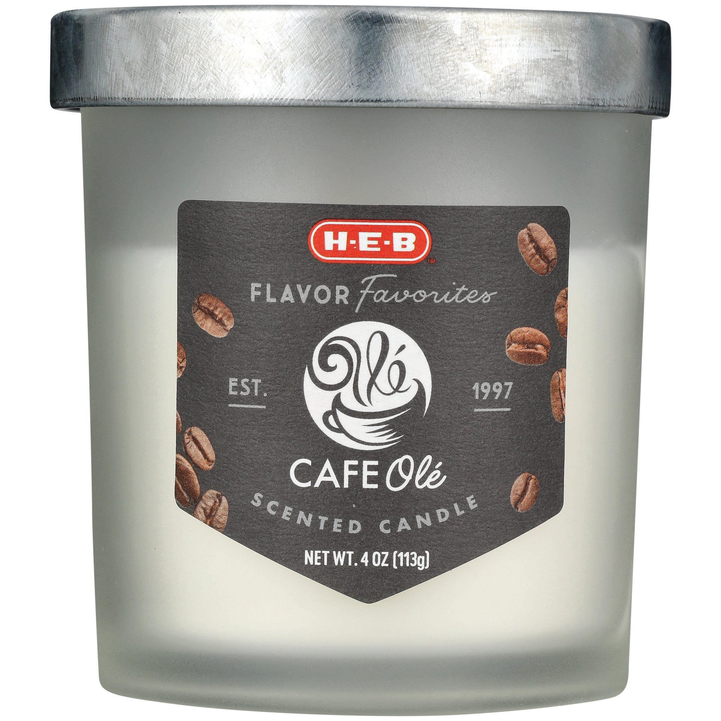 H-E-B Flavor Favorites CAFE Olé Coffee Scented Candle, 4 oz