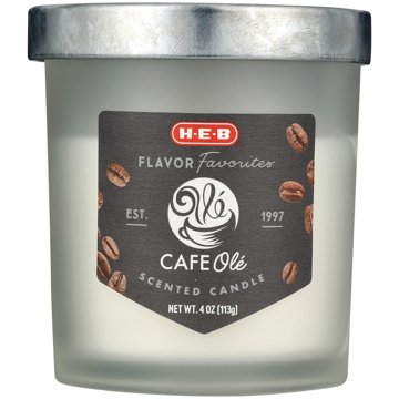 H-E-B Flavor Favorites CAFE Olé Coffee Scented Candle