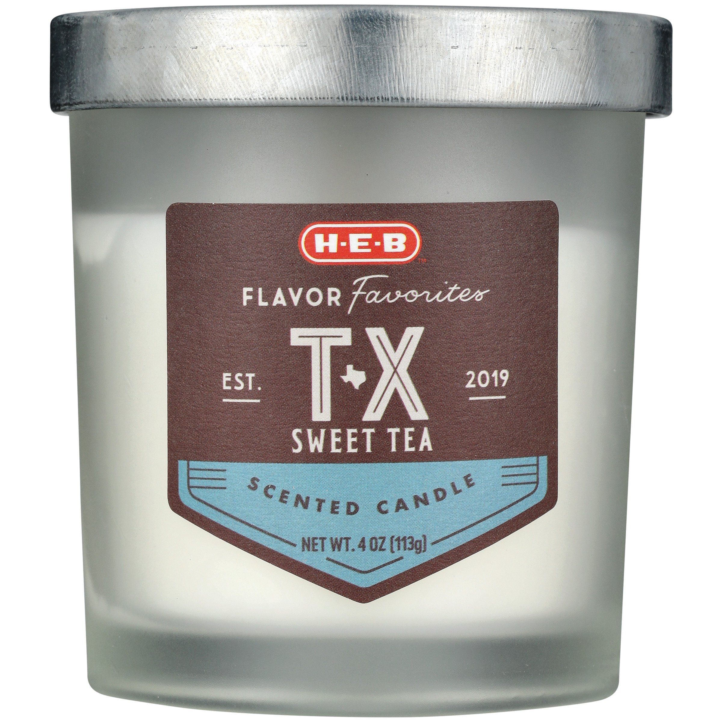 H-E-B Flavor Favorites TX Sweet Tea Scented Candle, 4 oz