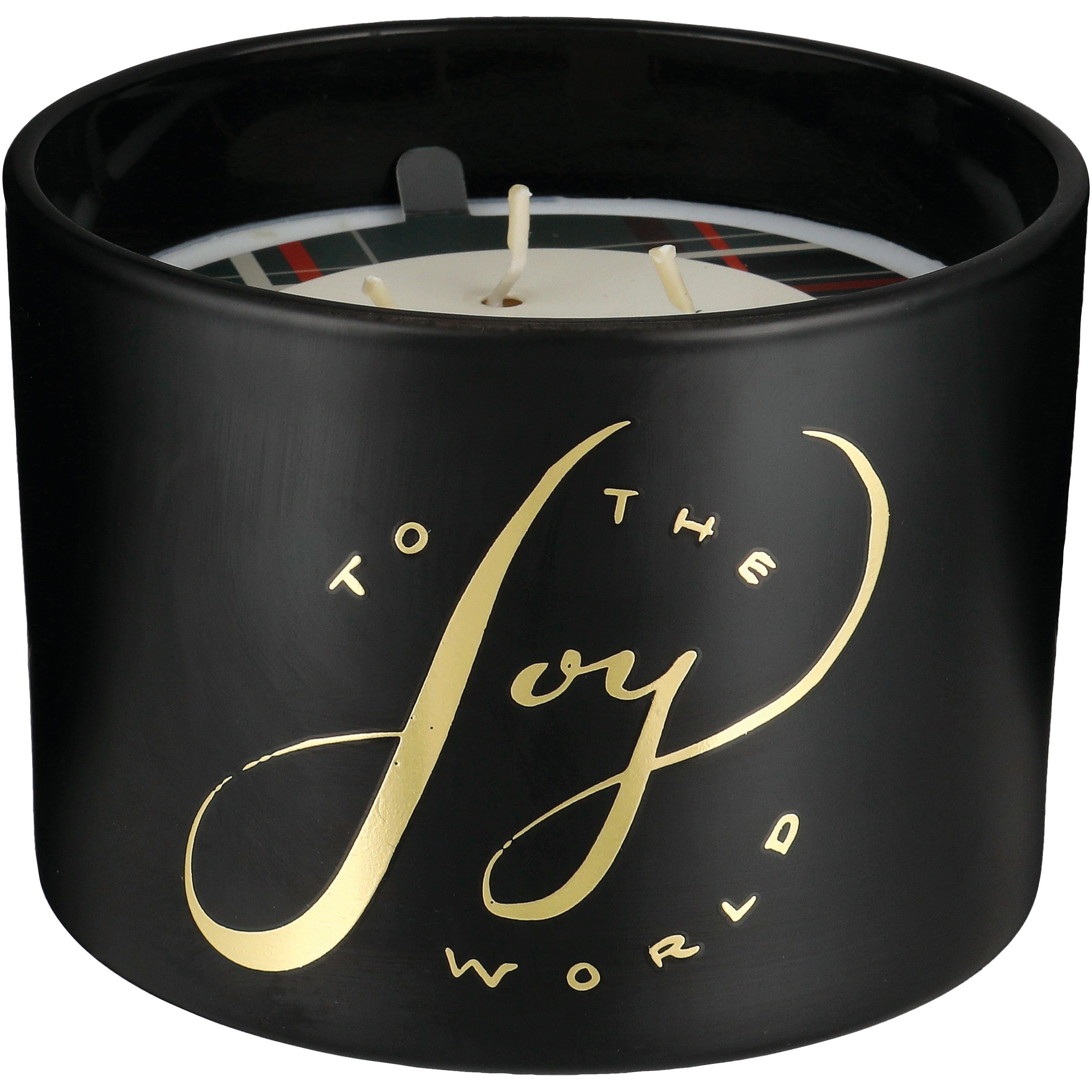 Destination Holiday Joy to the World Scented Candle Glass Jar Shop