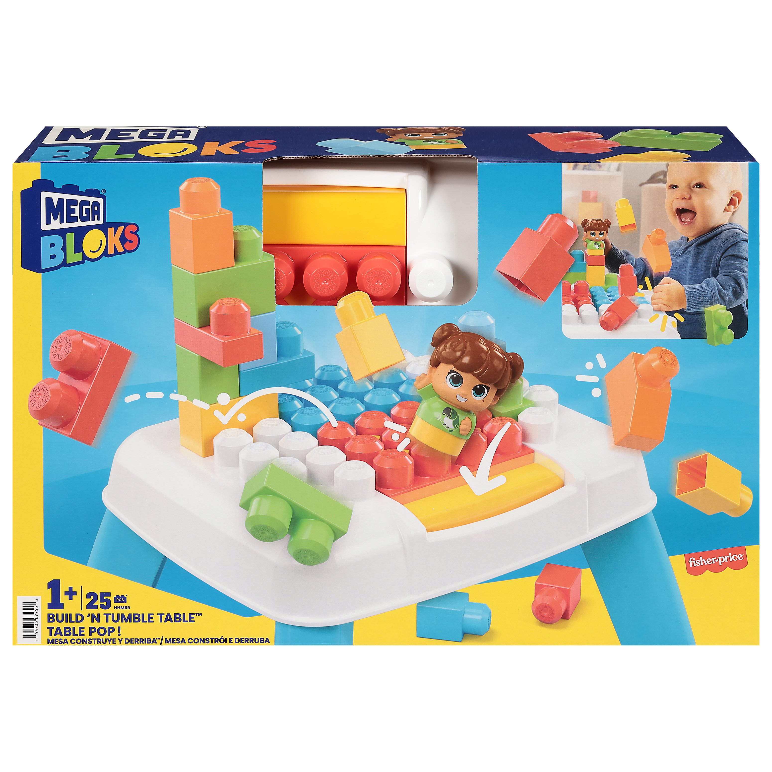 Mega Bloks Build 'N Tumble Table Set - Shop Lego & Building Blocks at H-E-B