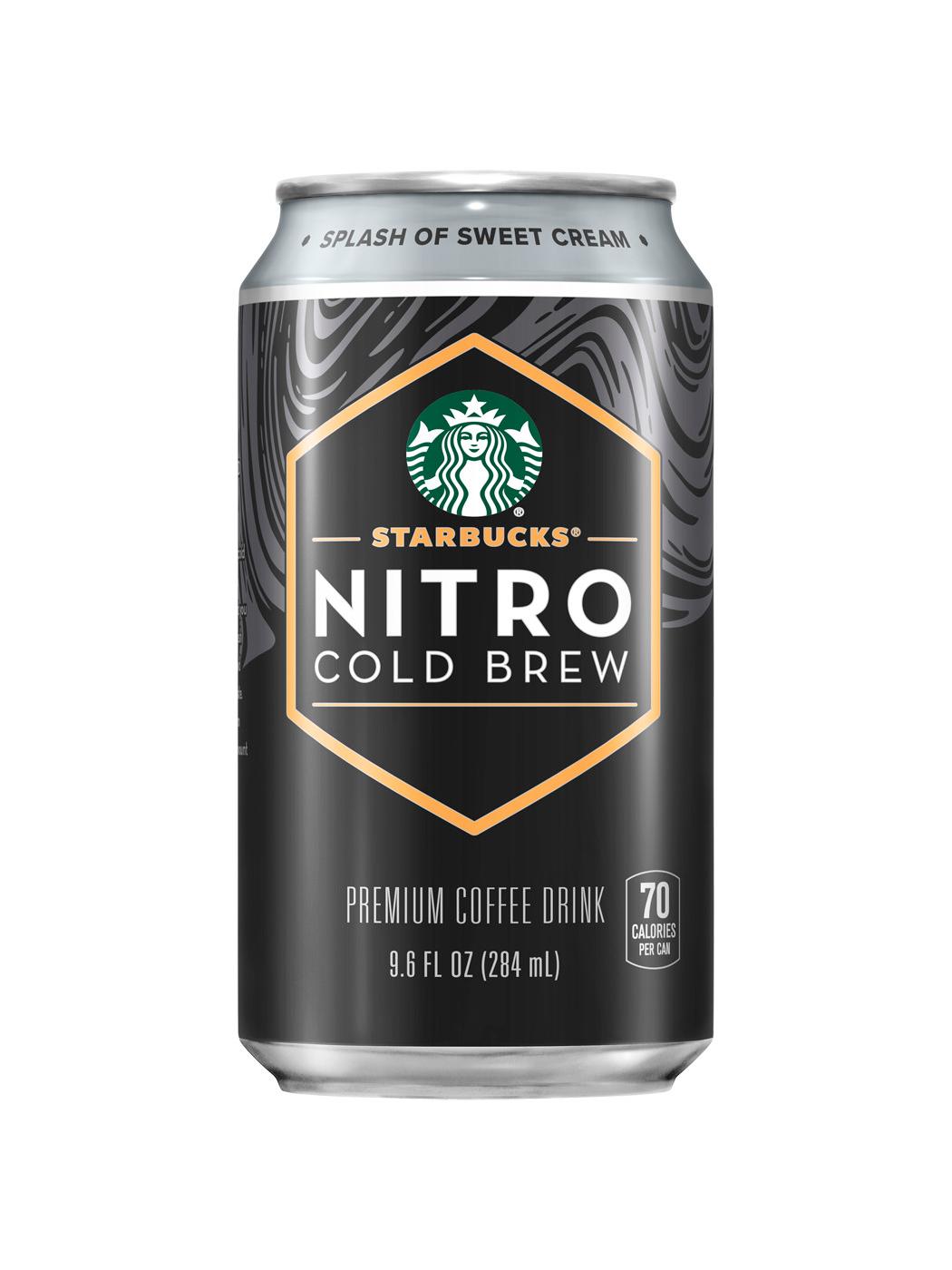 Starbucks Splash Of Sweet Cream Nitro Cold Brew; image 1 of 5