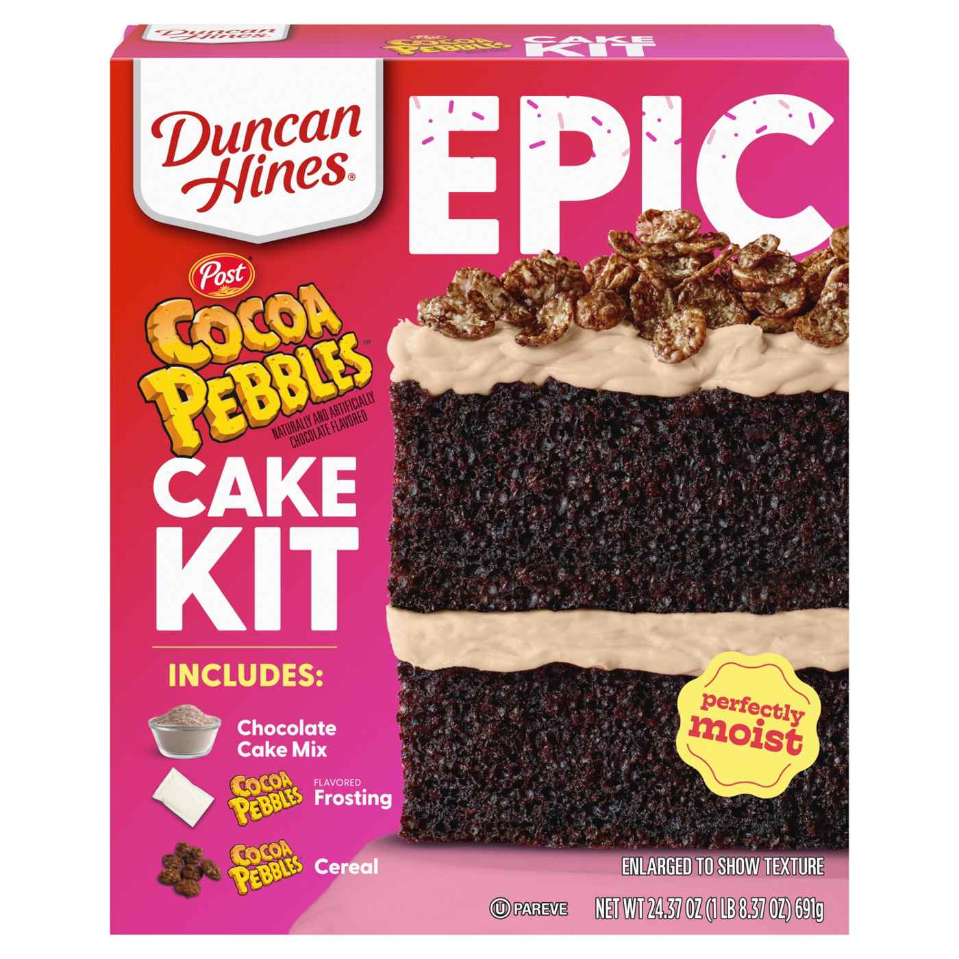 Duncan Hines EPIC Cocoa Pebbles Cake Kit Shop Baking mixes at HEB