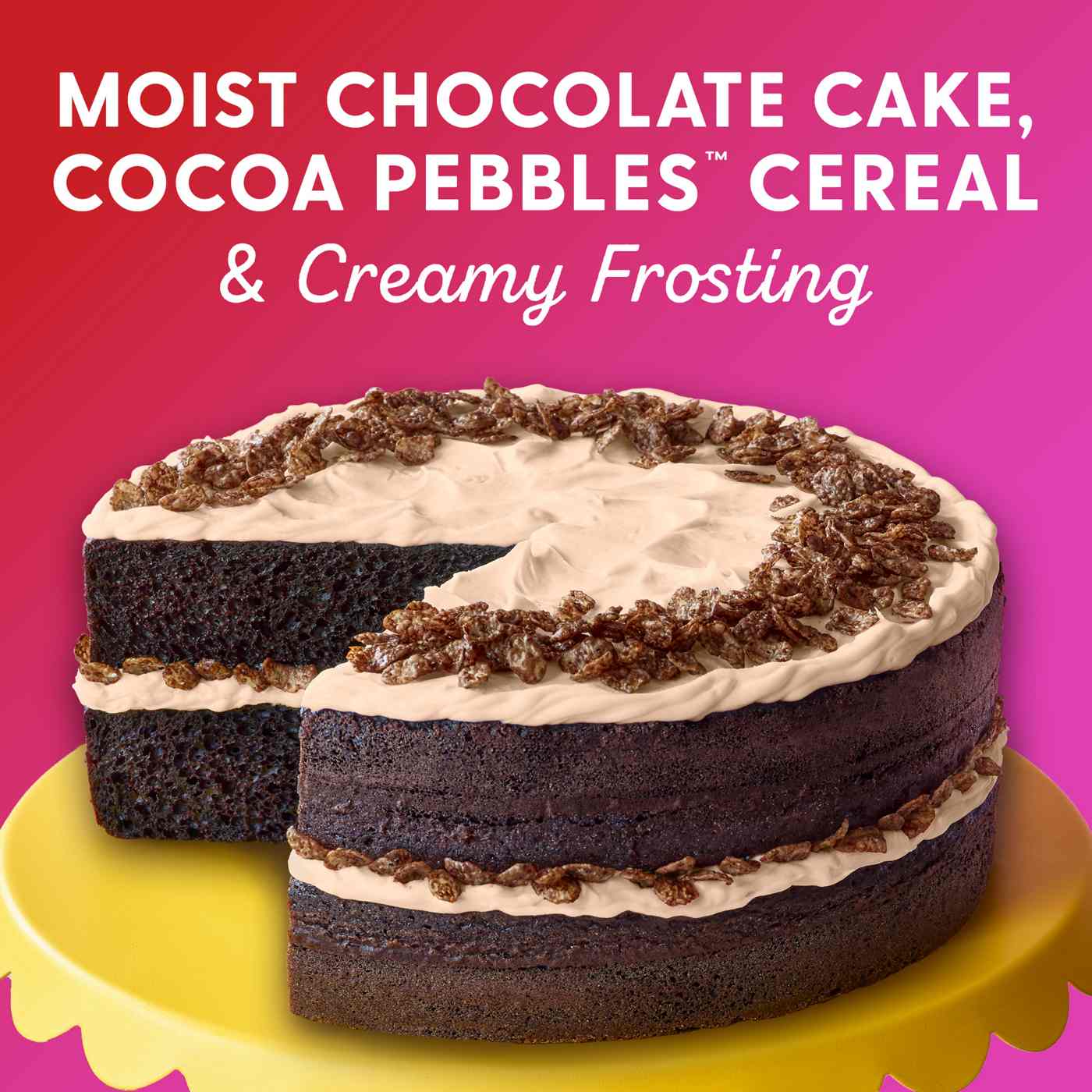 Duncan Hines EPIC Cocoa Pebbles Cake Kit Shop Baking mixes at HEB