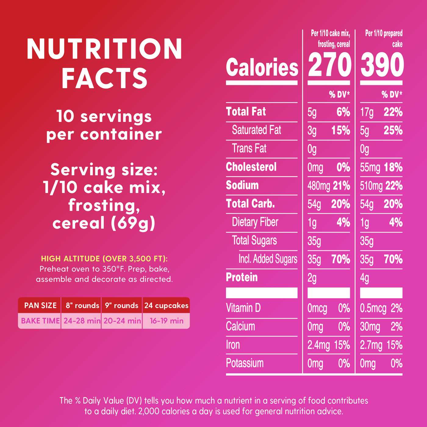 Duncan Hines EPIC Cocoa Pebbles Cake Kit Shop Baking mixes at HEB