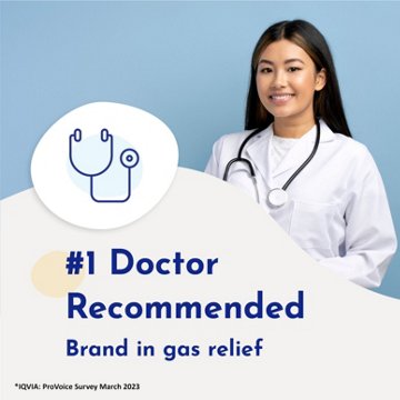 Gas-x Total Relief Chewable Tablets with Maximum Strength Gas Relief Simethicone 250 mg and Heartburn Relief Calcium Carbonate 750 mg, Mixed Berries