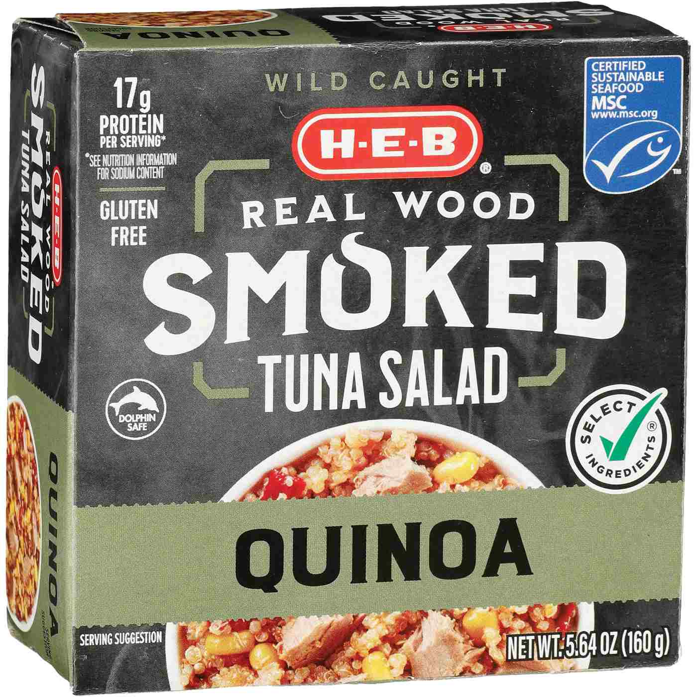 H-E-B Wild Caught Real Wood Smoked Tuna Salad - Quinoa; image 1 of 2