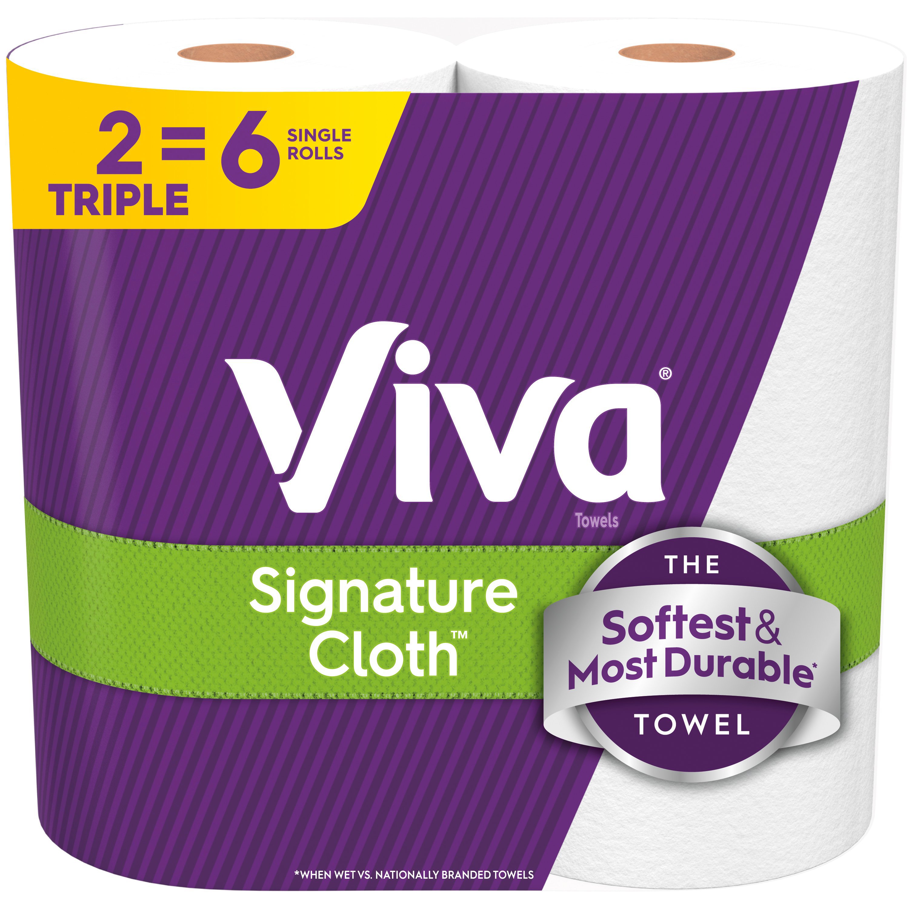 Viva Signature Cloth ChooseASize Triple Roll Paper Towels Shop