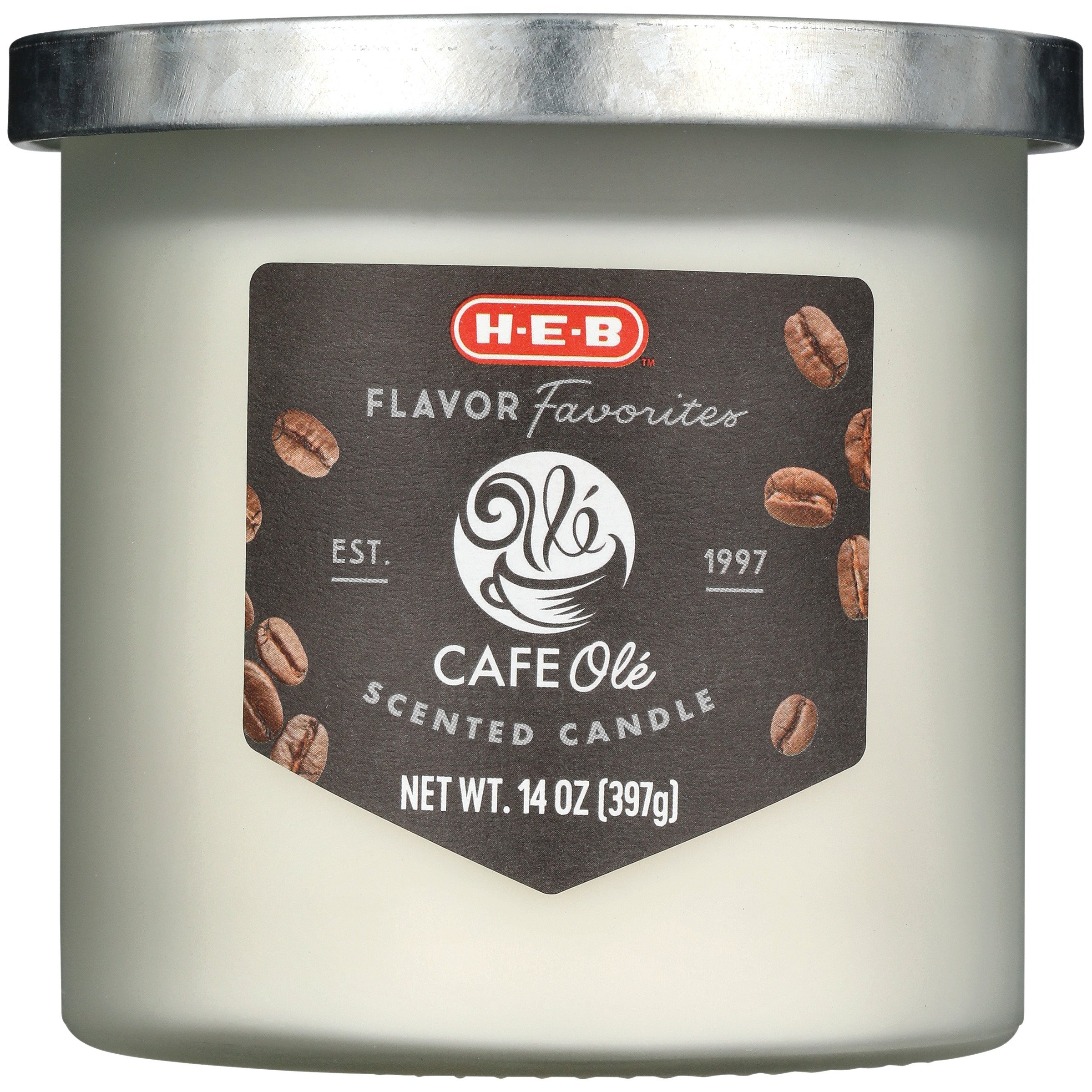 H-E-B Flavor Favorites CAFE Olé Coffee Scented Candle - Shop Candles at  H-E-B