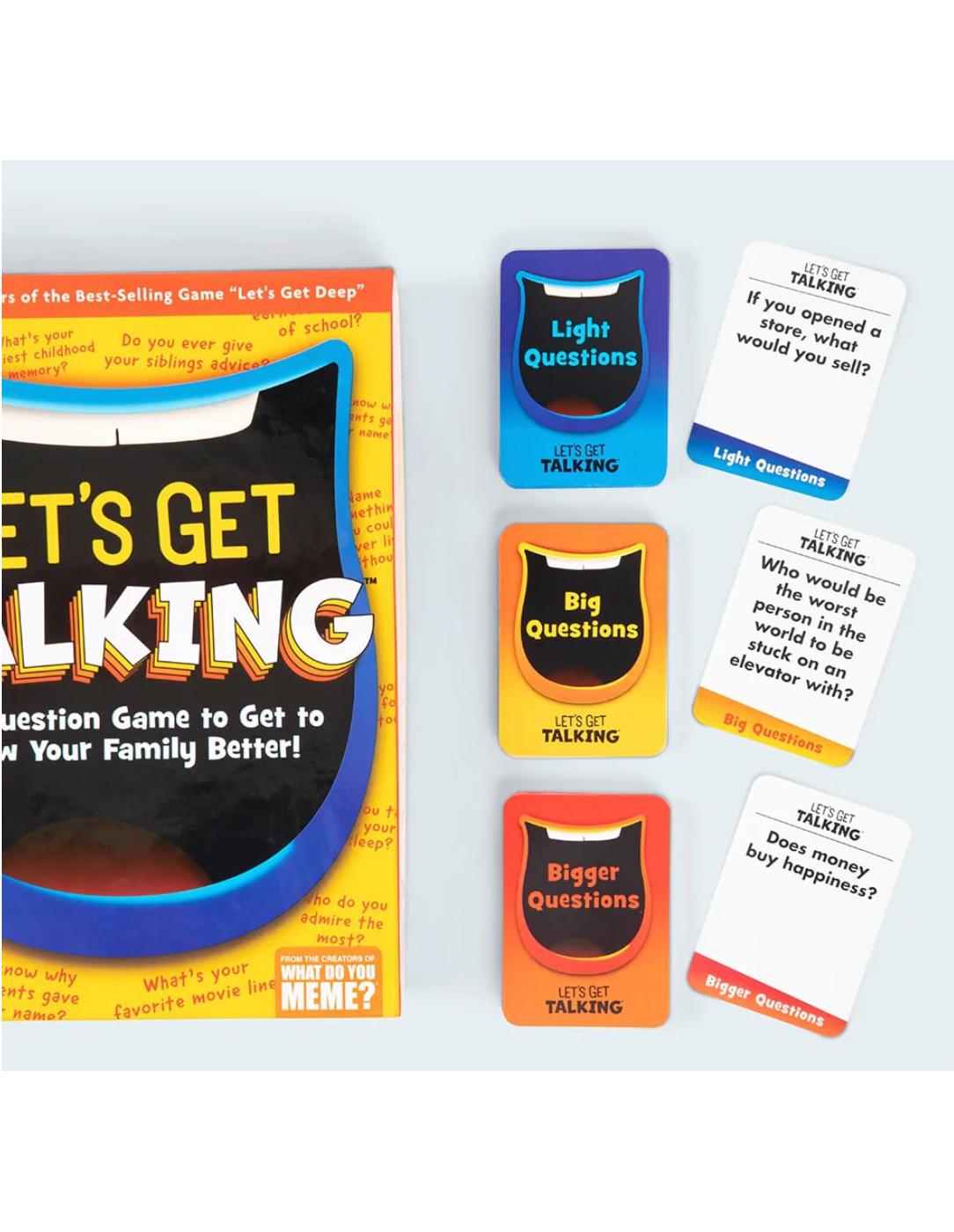 Let's Get Talking Family Card Game; image 2 of 4