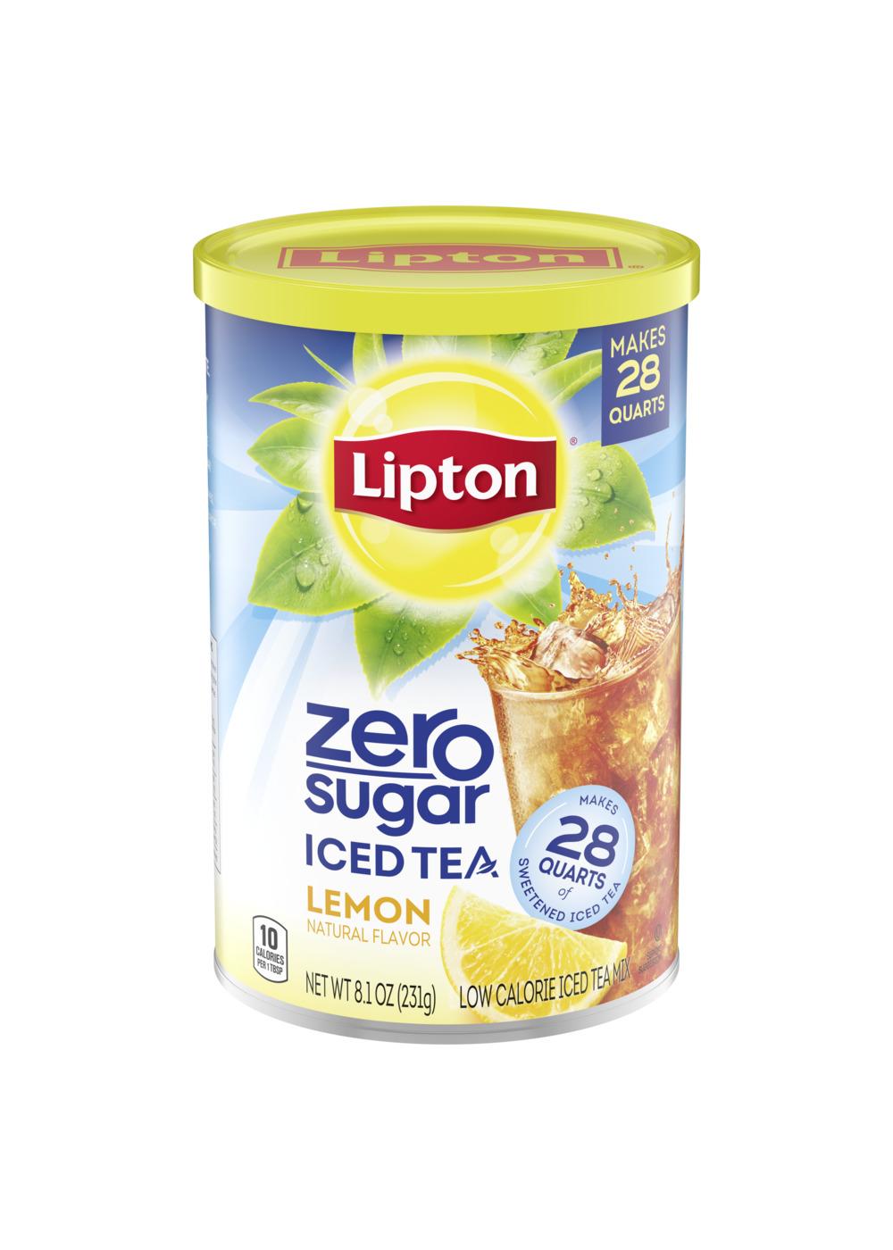 Lipton Zero Sugar Lemon Iced Tea Mix - Shop Tea at H-E-B