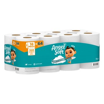 Angel Soft Toilet Paper, 16 Mega Rolls