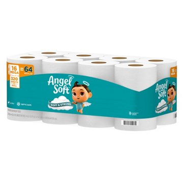 Angel Soft Toilet Paper, 16 Mega Rolls
