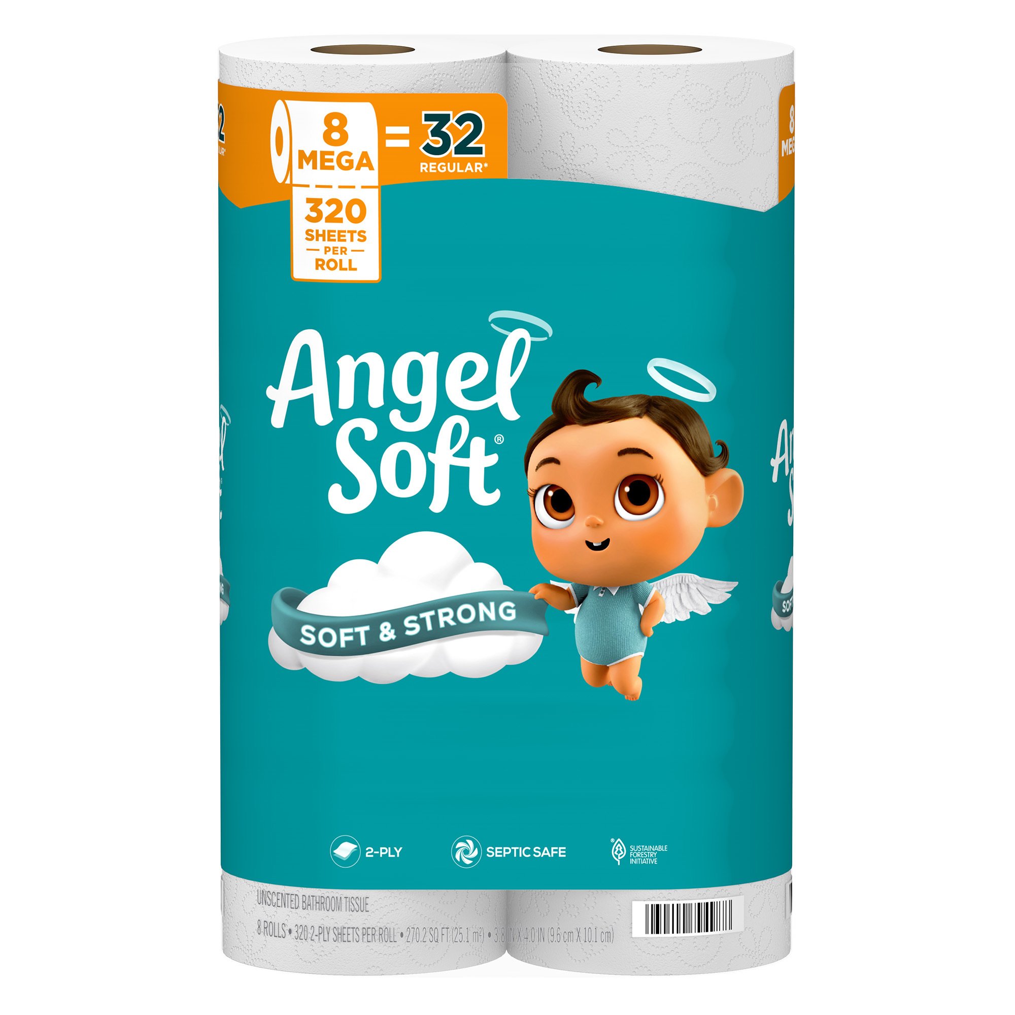 Angel Soft White Toilet Paper Shop Toilet paper at HEB