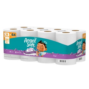 Angel Soft Toilet Paper with Fresh Lavender Scented Tube