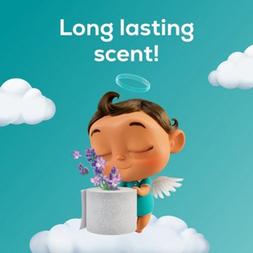 Angel Soft Toilet Paper with Fresh Lavender Scented Tube