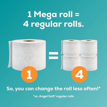 Angel Soft Toilet Paper with Fresh Lavender Scented Tube