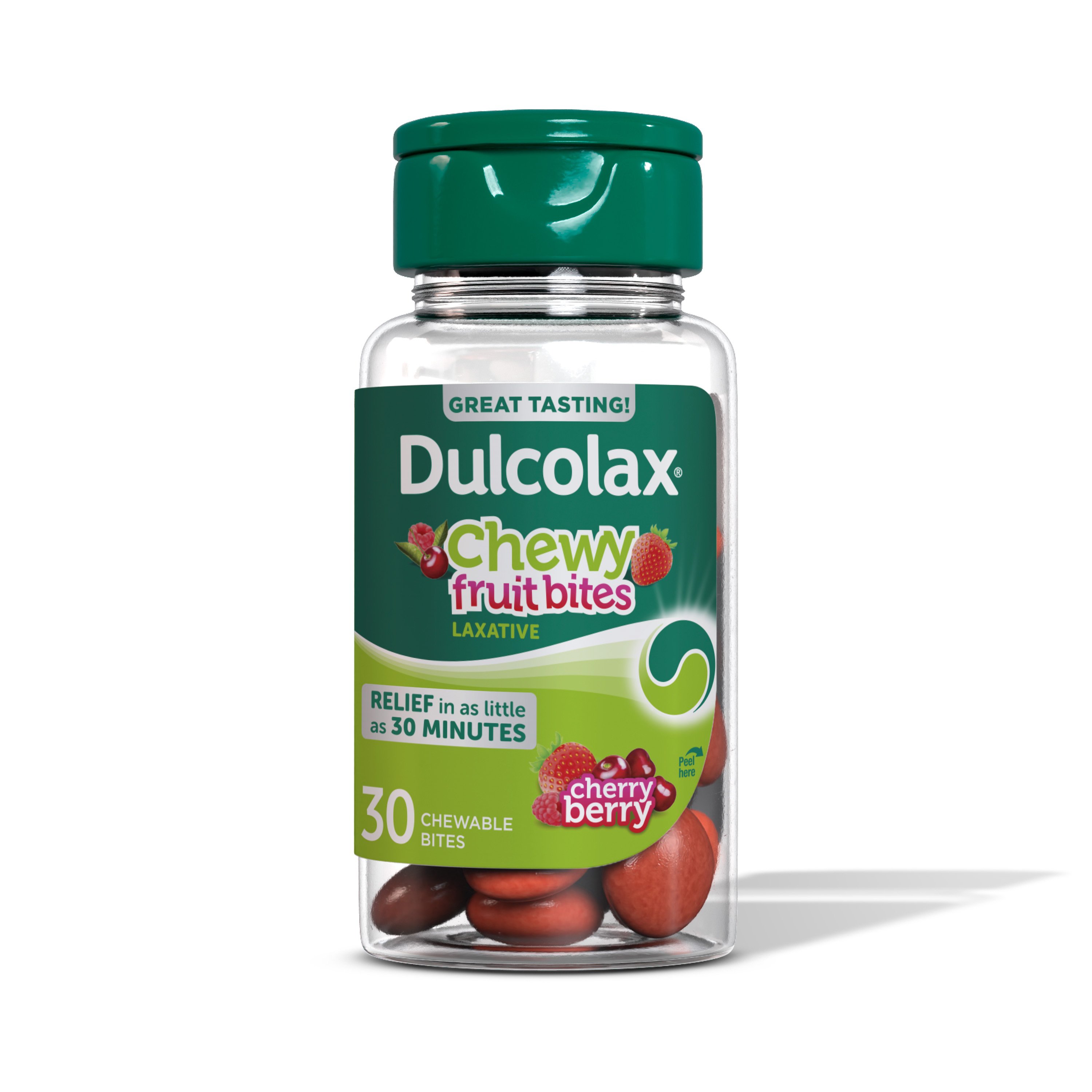 Dulcolax Chewy Fruit Bites Saline Laxative Cherry Berry Shop