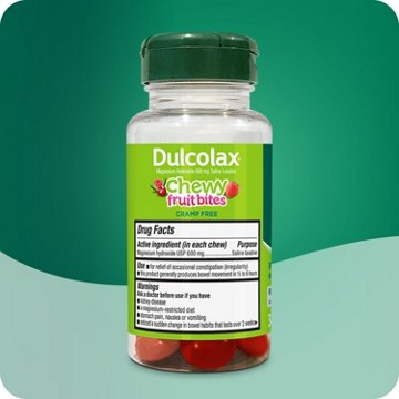 Dulcolax Chewy Fruit Bites Saline Laxative - Cherry Berry