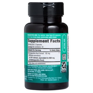 H-E-B Herbals Ashwagandha Root Capsules - 920 mg, 60 ct