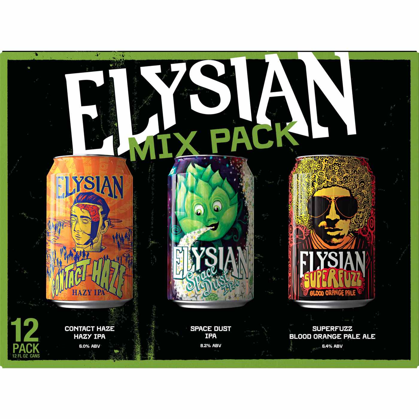 Elysian IPA Beer Mixed Variety Pack 12 oz Cans; image 2 of 2