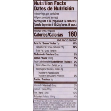 H-E-B Cashew Grande Salted Roasted Whole Cashews - Texas-Size Pack