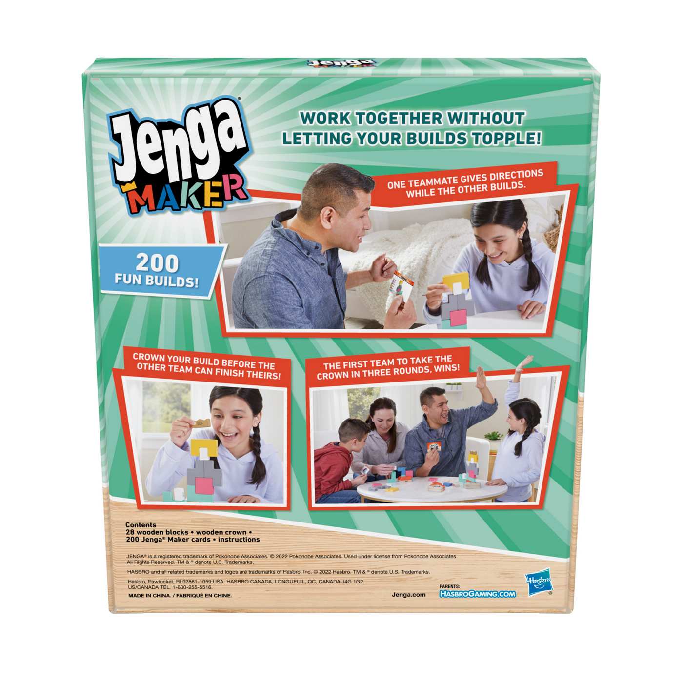 Hasbro Gaming Jenga Maker Game; image 2 of 4