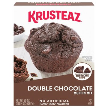 Krusteaz Double Chocolate Muffin Mix, 20 oz