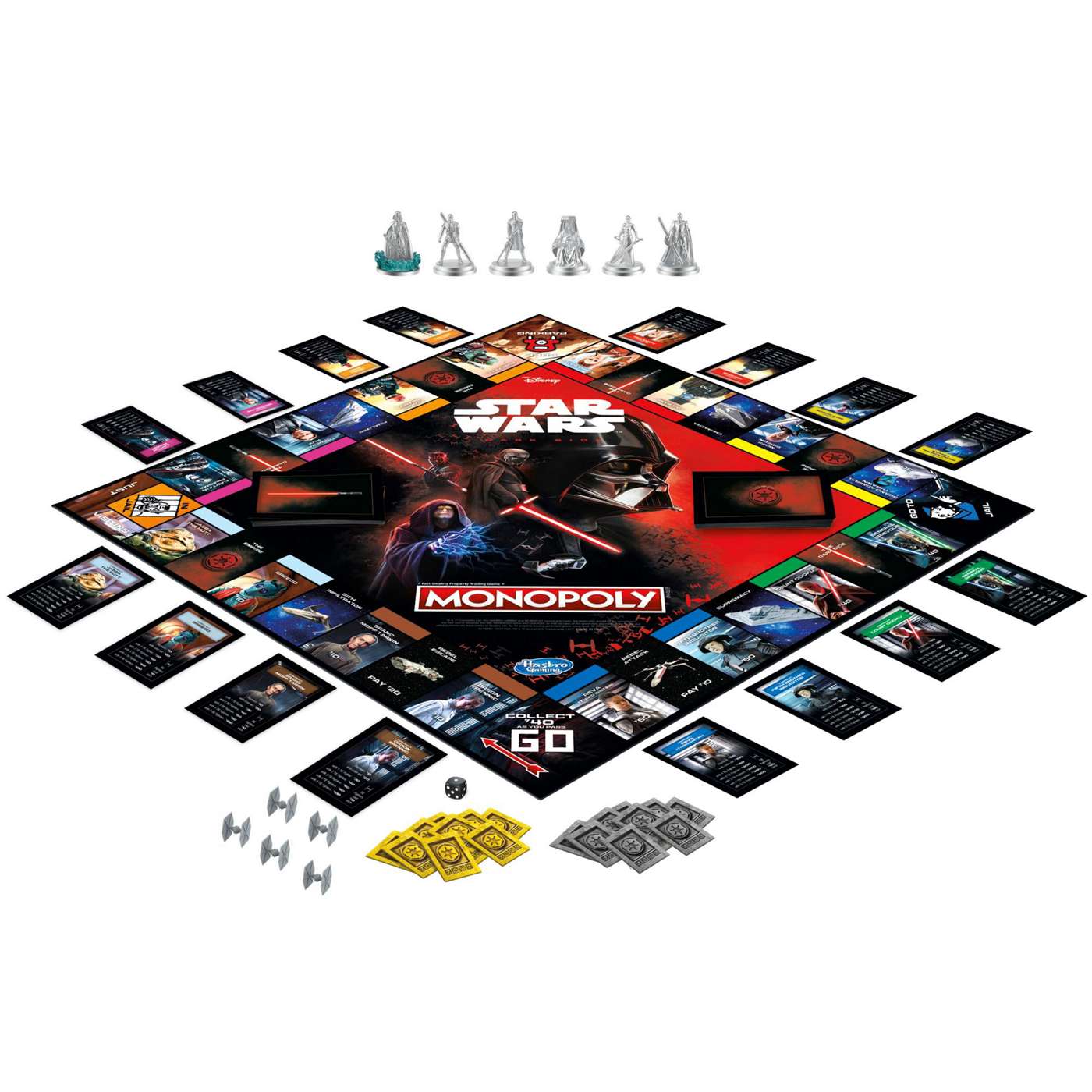 Monopoly Disney Star Wars Dark Side Edition Family Board Game; image 3 of 3