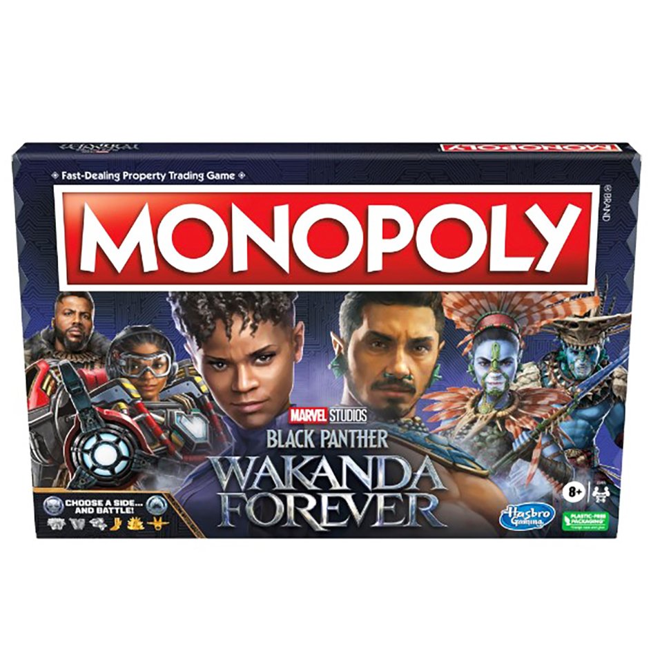 Monopoly Marvel Studios' Black Panther Wakanda Forever Edition Board