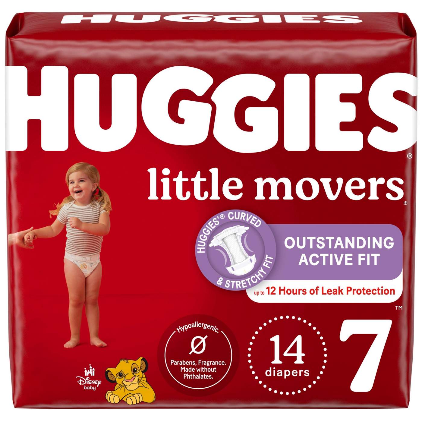 Huggies Little Movers Baby Diapers - Size 7; image 1 of 3