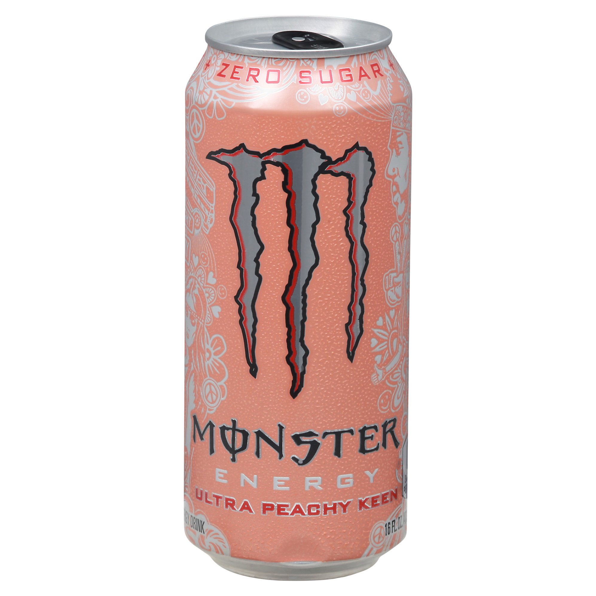 Monster Energy Ultra Peachy Keen Energy Drink - Shop Sports & energy ...