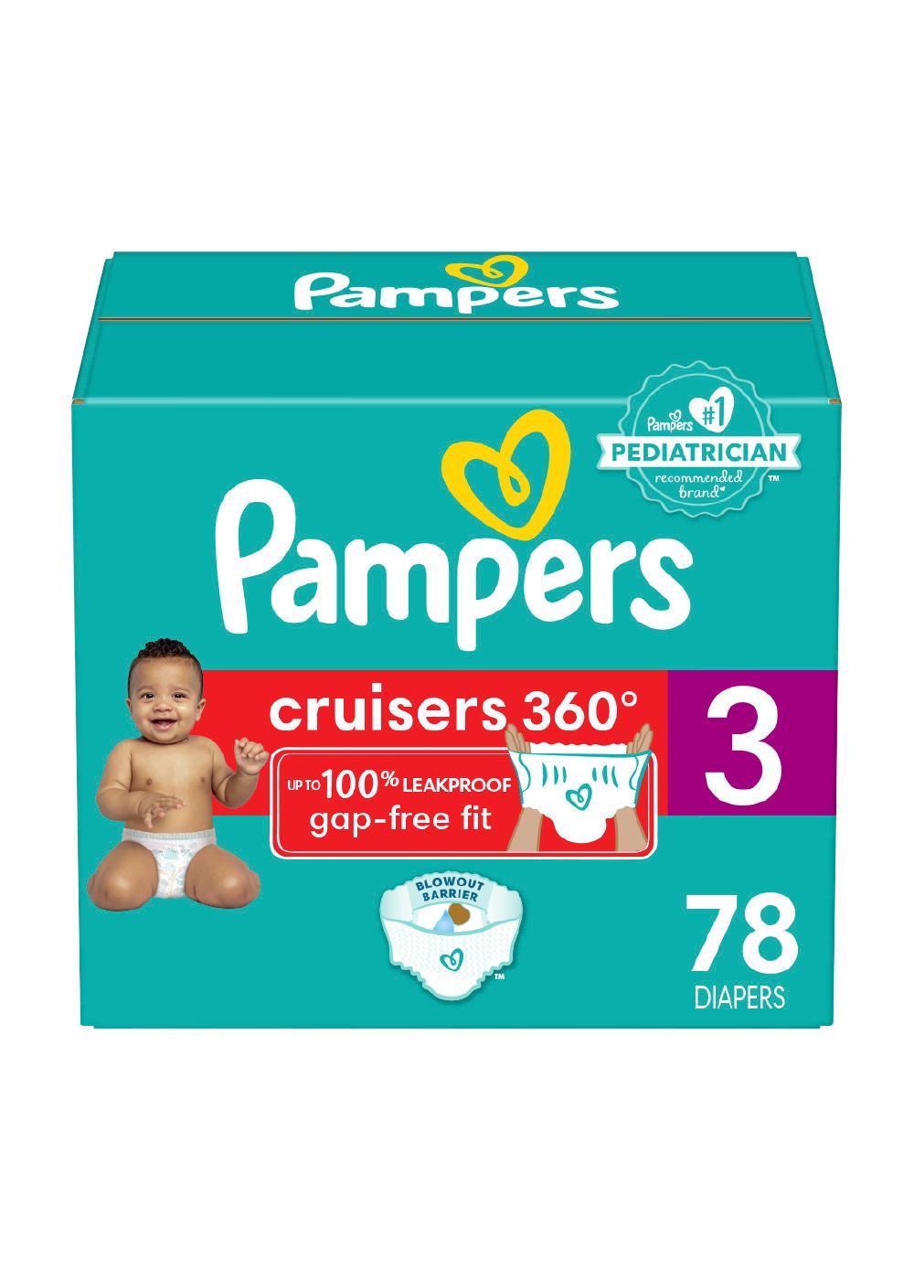 Pampers Cruisers 360 Diapers - Size 3; image 1 of 10