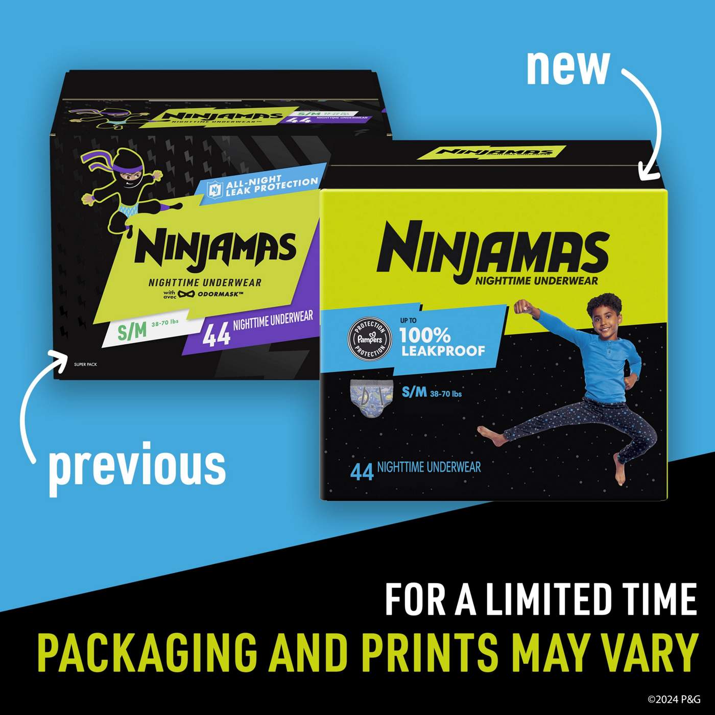 Ninjamas Nighttime Boys Underwear - S/M; image 3 of 9