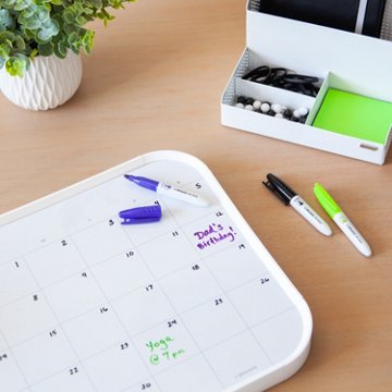 U Brands Mini Medium Point Dry Erase Markers - Assorted Ink, 6 pk