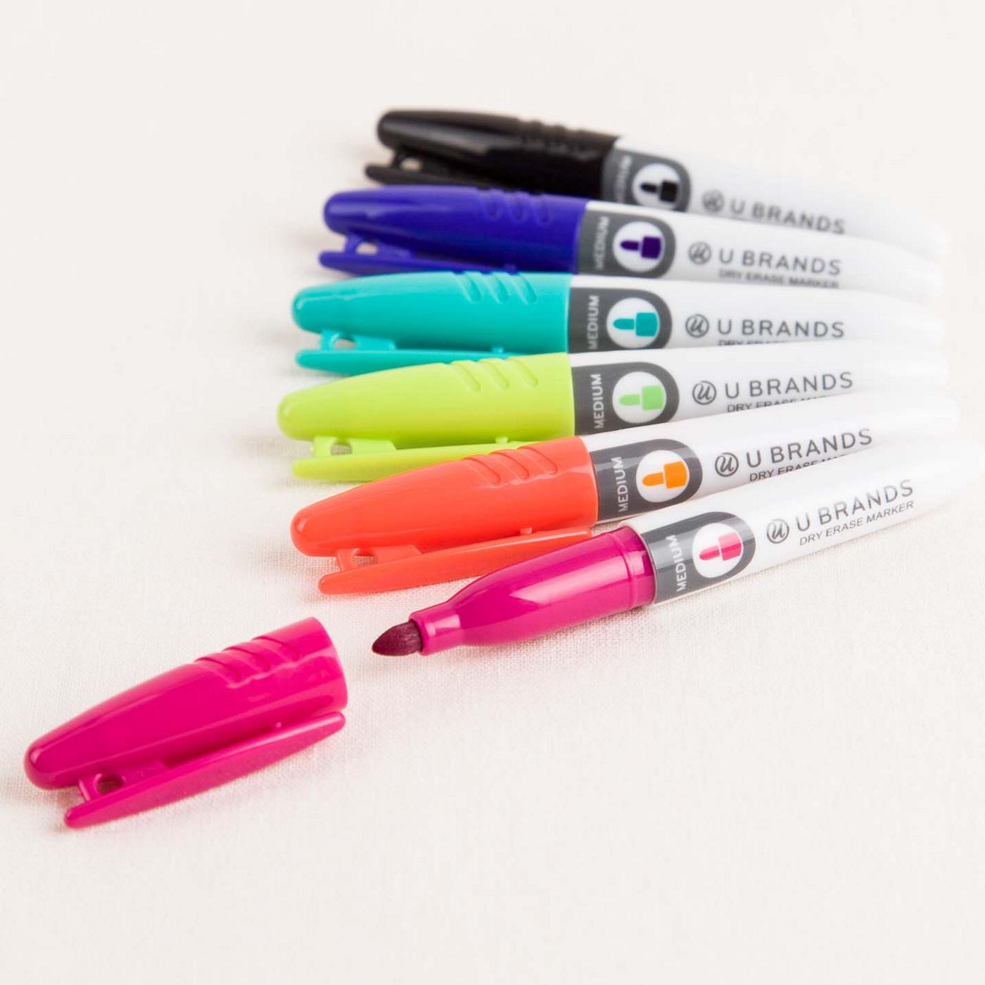 U Brands Mini Medium Point Dry Erase Markers - Assorted Ink; image 4 of 4