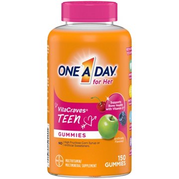 One A Day For Her VitaCraves Teen Gummies, 150 ct