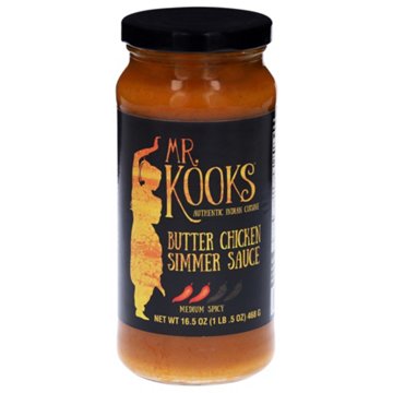 Mr. Kooks Butter Chicken Simmer Sauce, 16.5 oz