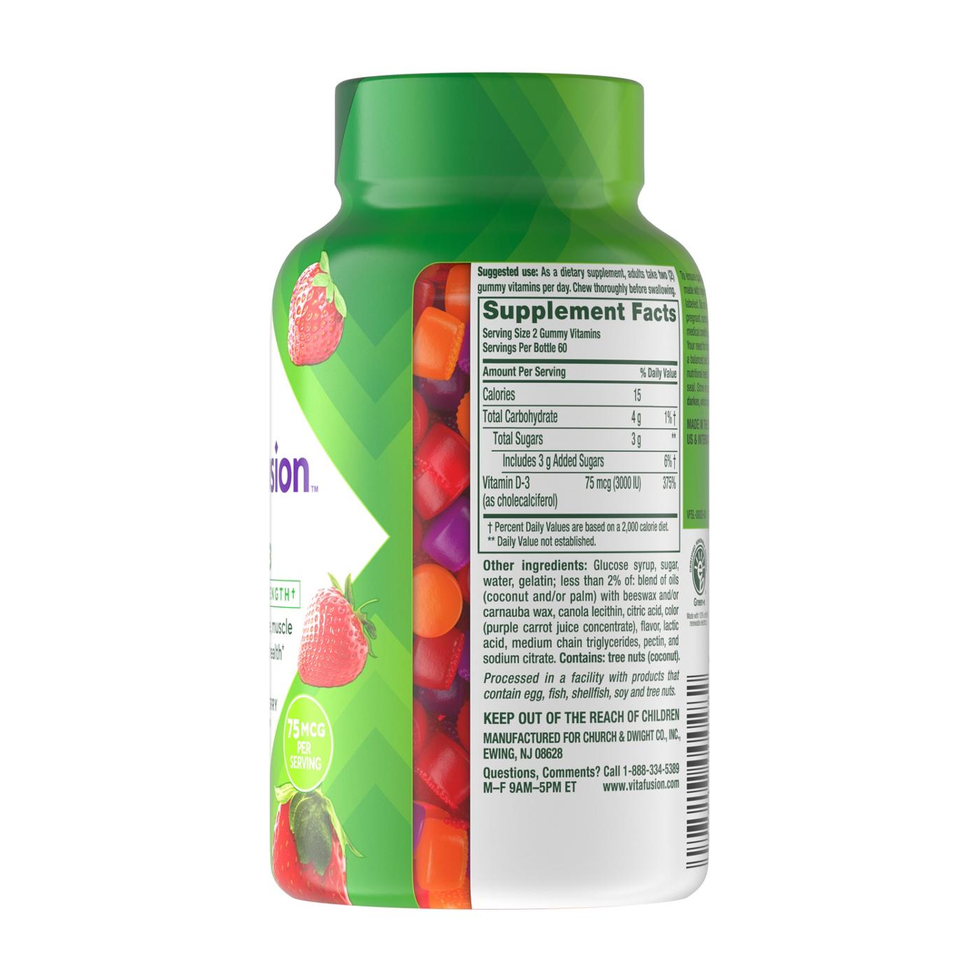 Vitafusion Vitamin D3 Extra Strength Gummies - Strawberry; image 2 of 5